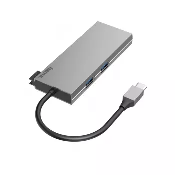 Hama 00200110 sülearvuti dokkimisjaam/pordi paljundaja USB 3.2 Gen 1 (3.1 Gen 1) USB-C Hall