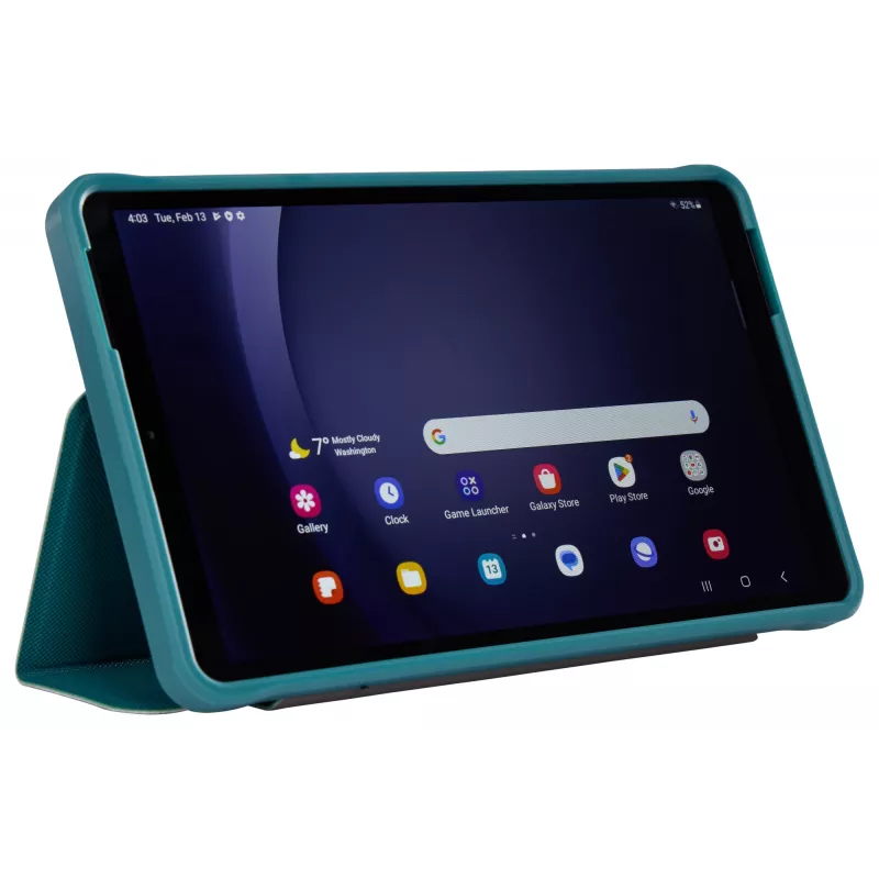 Case Logic SnapView CSGE2196 Patina Blue kaitsekaas Samsung Galaxy Tab A9 8,7 tolli, 22,1 cm