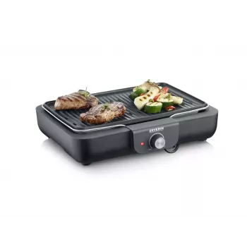 Tabletop Electric Grill Severin PG 8556 2300 W Must Roostevaba teras