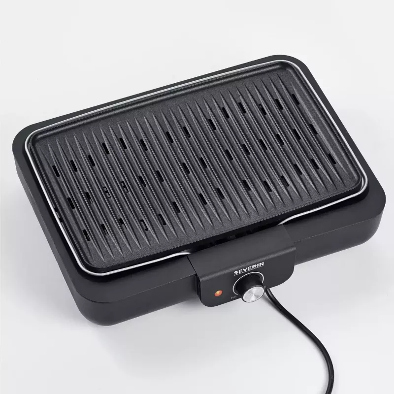 Tabletop Electric Grill Severin PG 8556 2300 W Must Roostevaba teras