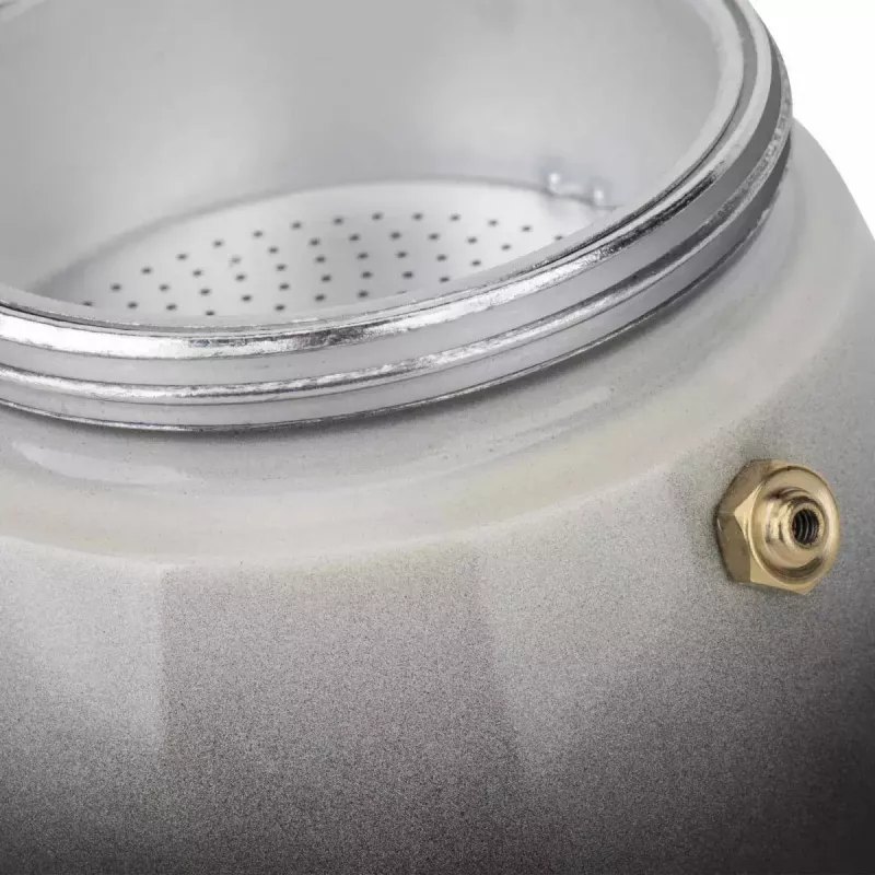 Moka pot JATA HCAF2409 0.45 L must valge