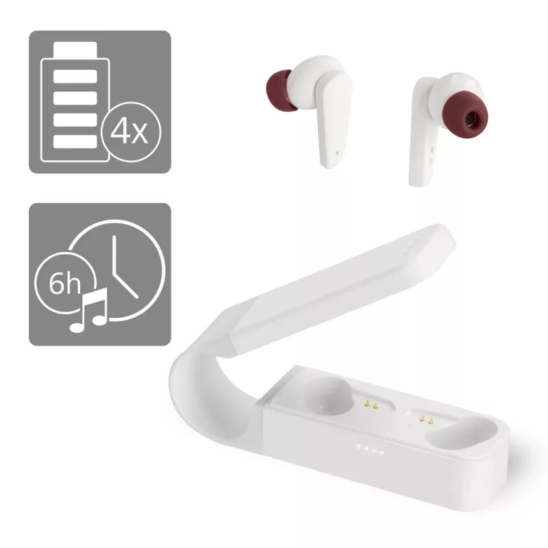 Hama Spirit Pocket TWS-kõrvaklapid True Wireless Stereo (TWS) Kõrvasisesed Kõned/Muusika Bluetooth Valge