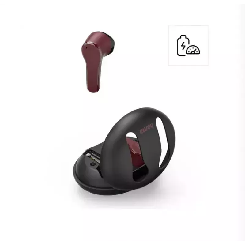 Hama Spirit Unchained kõrvaklapid True Wireless Stereo (TWS) kõrvasisesed Muusika Bluetooth Must, Punane