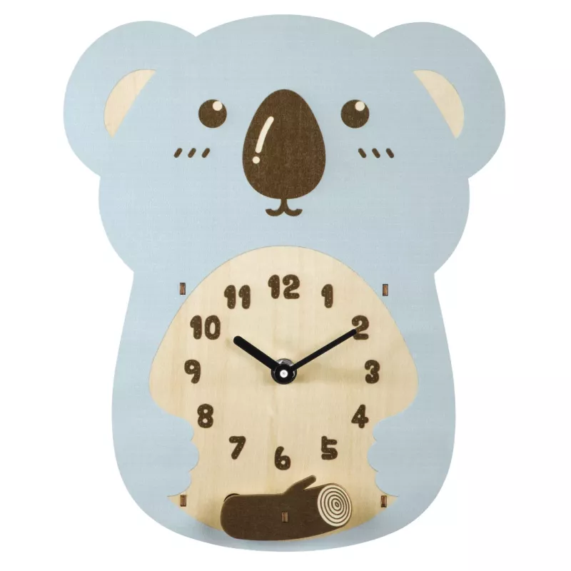 Hama Koala pendelmehaaniline kell Muu Sinine, Pruun, Puit
