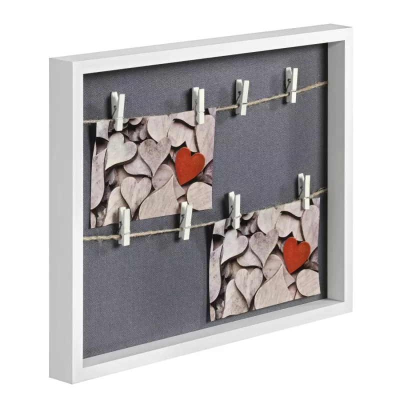 Mitmikpildiraam HAMA Cavo — MDF, valge, 365×295 mm