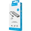 Sandberg USB-C/A kuni 4xUSB 3.0 jaotur alumiinium 5000 Mbit/s