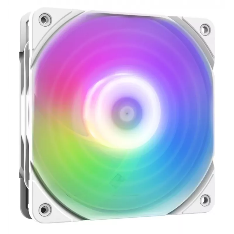 120mm ARGB korpuse ventilaator ZALMAN ZM-AF120R ARGB Valge — 120mm, ARGB-valgustus, valge raam