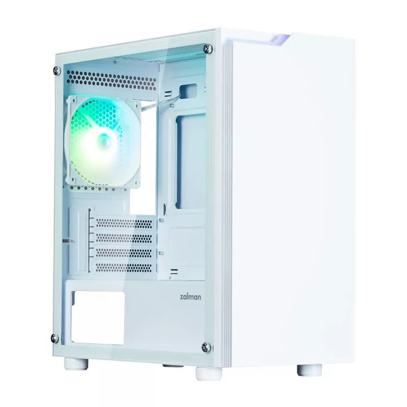 Arvutikorpus Zalman T4 Plus Mini Tower valge