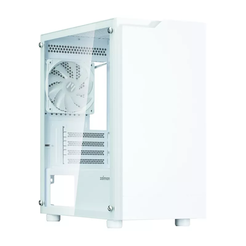Arvutikorpus Zalman T4 Plus Mini Tower valge