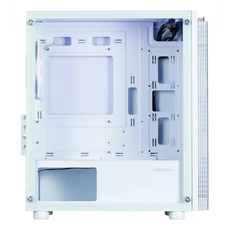 Arvutikorpus Zalman T4 Plus Mini Tower valge