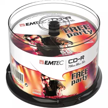 CD-R Emtec ECOC805052CB 700 MB 52x 50 tk