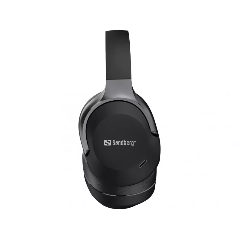Sandberg Wireless Travel Headset ANC+ENC, juhtmevaba, kõned/muusika, 228 g, peakomplekt, must