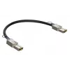 Võrgukaabel D-Link CXP 120G, 0,5 m, CXP isane–CXP isane, must