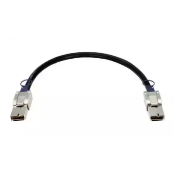 Võrgukaabel D-Link CXP 120G, 0,5 m, CXP isane–CXP isane, must