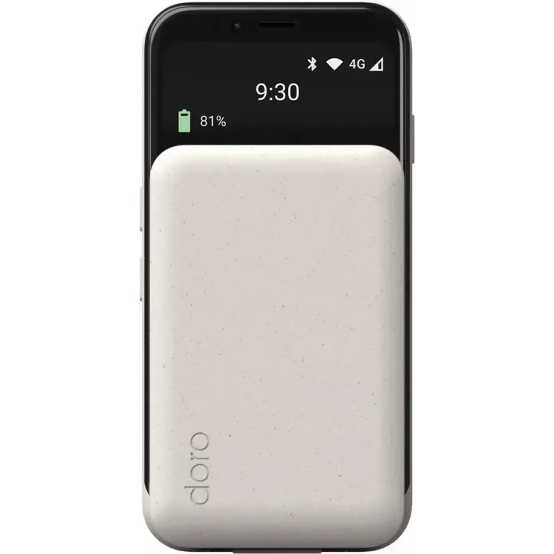 Nutitelefon Doro Aurora A20 4.5 tolli 4 GB 64 GB Must Valge