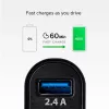 Auto USB laadija SBS Mobile TECR2USB24AFAST — auto sigaretisüütaja laadija, universaalne, must