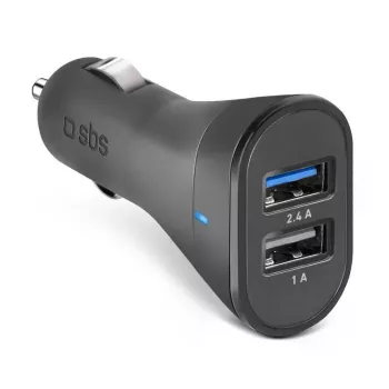 Auto USB laadija SBS Mobile TECR2USB24AFAST — auto sigaretisüütaja laadija, universaalne, must