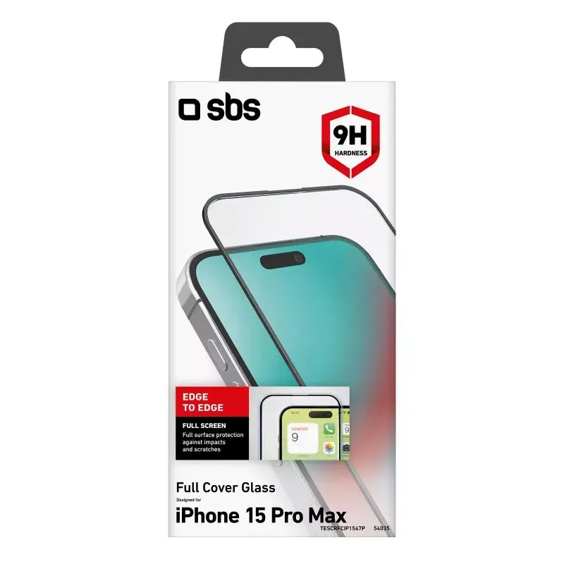 Ekraanikaitse SBS TESCRFCIP1567P iPhone 15 Pro Max jaoks Läbipaistev