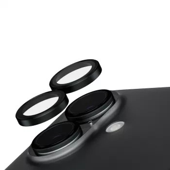 PanzerGlass SAFE. by ® kaamera objektiivi kaitse must iPhone 16 | 16 Plus
