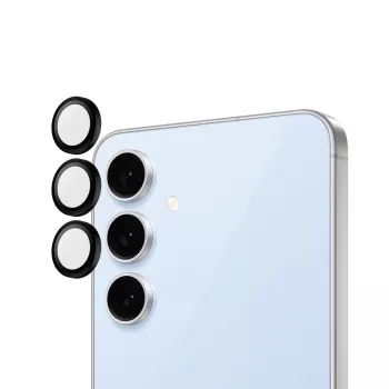 PanzerGlass ® Hoops® kaamera objektiivi kaitse must Samsung Galaxy S24 FE
