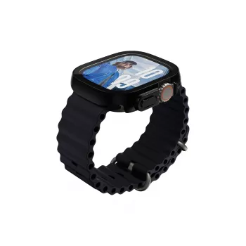 PanzerGlass ® Case Full Body õhuke Must Apple Watch Ultra 3 | Ultra 2 | Ultra | 49mm