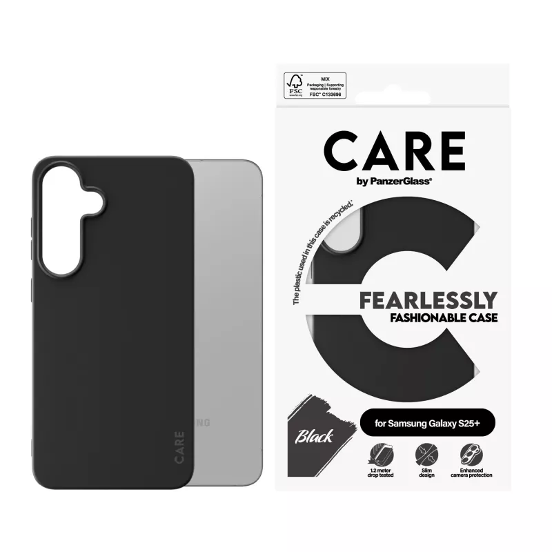 PanzerGlass CARE™ by ® ümbris must Samsung Galaxy S25+
