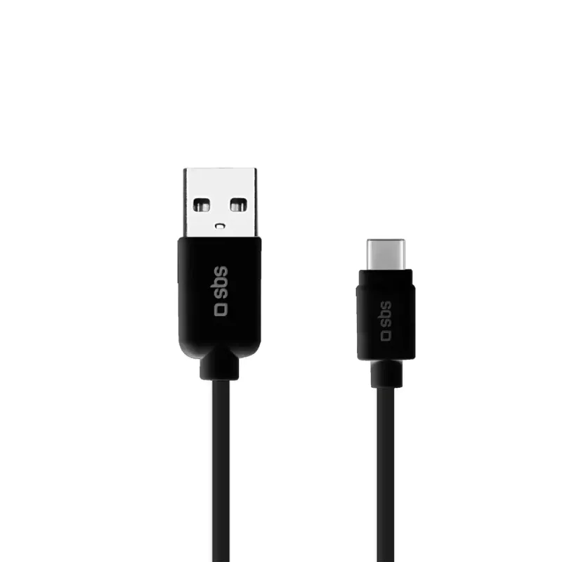 USB-kaabel SBS Mobile TECABLETYC1KPOS — USB A kuni USB C, USB 2.0, 1 m, must