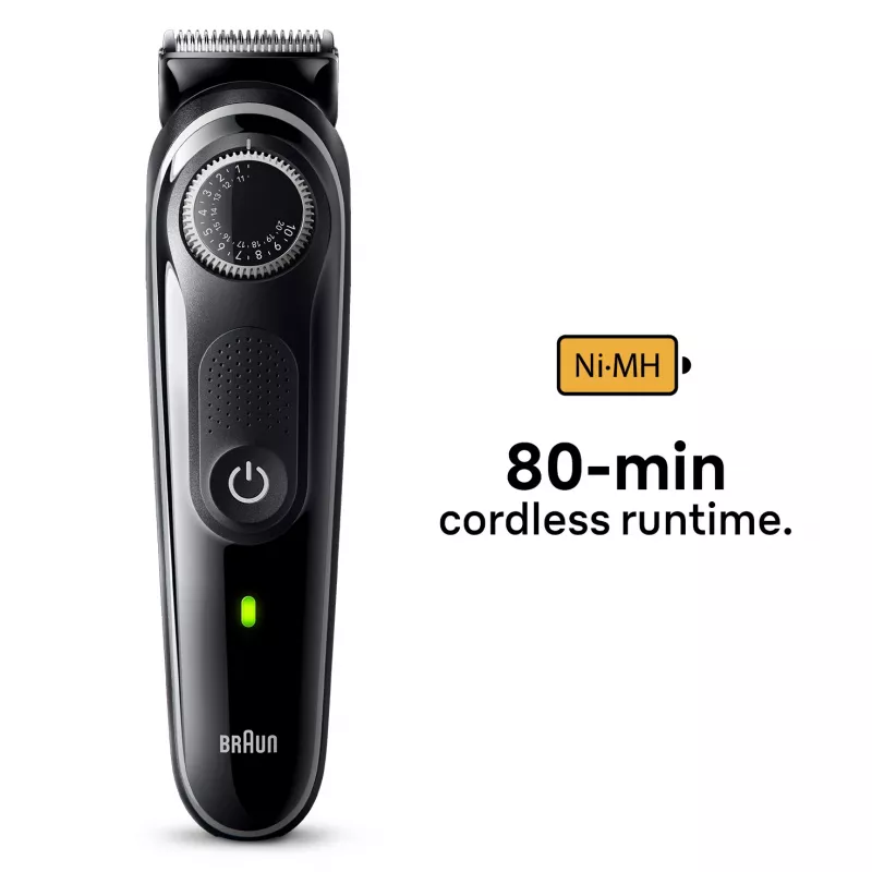 Braun BeardTrimmer 3 habemetrimmer 3 BT3440, pestav, aku, must
