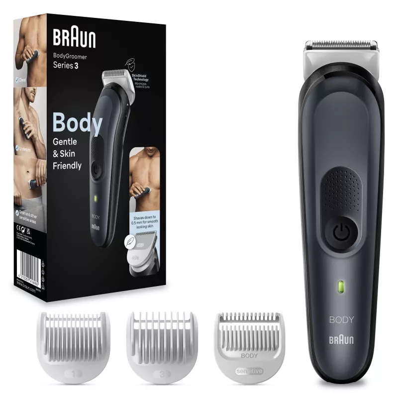 Body Groomer Braun BG3340 Must hall LED indicators Charging