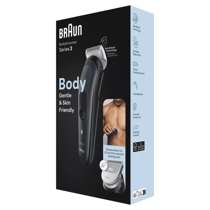 Body Groomer Braun BG3340 Must hall LED indicators Charging