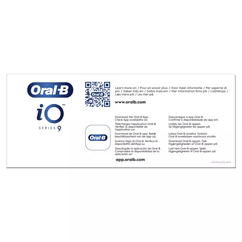 Pöörlev-võnkuv hambahari Oral-B iO 80363731 Must Hõbedane Täiskasvanu Igemehooldus Tundlik Valgendamine