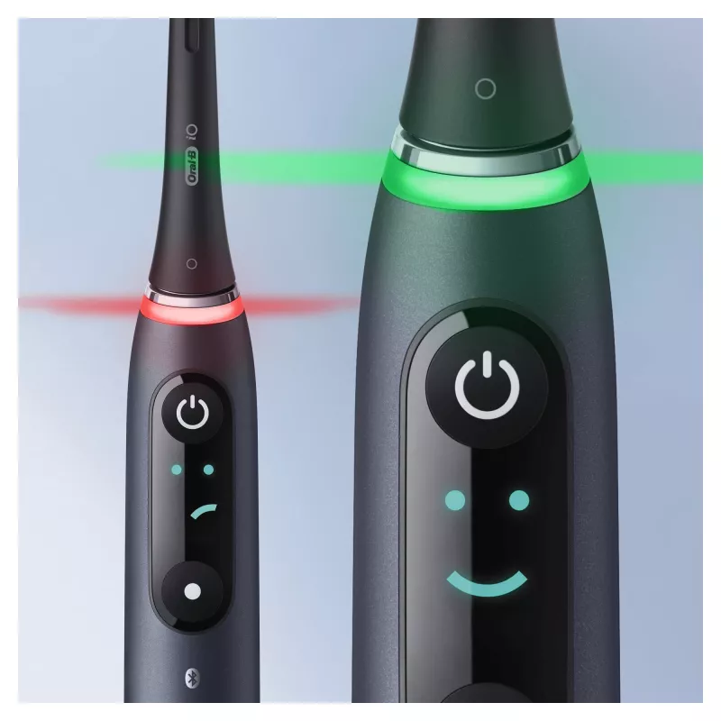 Pöörlev-võnkuv hambahari Oral-B iO 80363731 Must Hõbedane Täiskasvanu Igemehooldus Tundlik Valgendamine