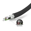 SBS Mobile USB-USB-C autolaadija komplekt, 2× USB 2.0 porti, 1 m kaabel, 12 W, 12/24 V sisend, must