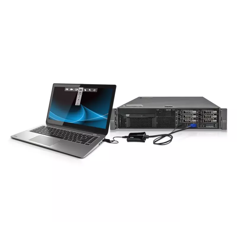 ATEN CV211 Sülearvuti USB KVM konsooli krahikäru adapter
