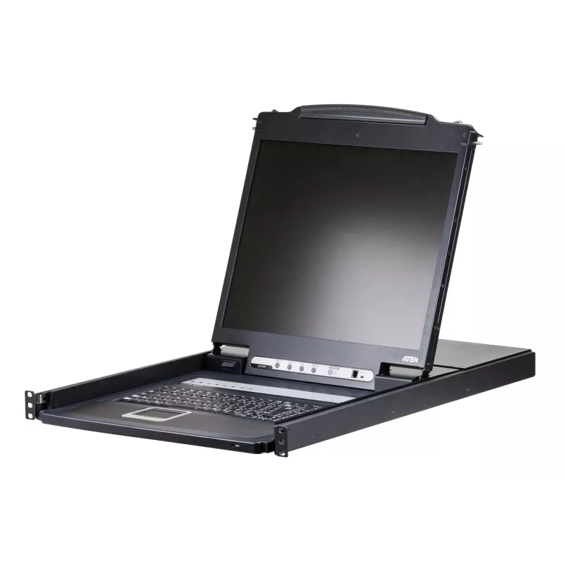 KVM-lüliti ATEN CL1308N Rack mounting Must PS/2 USB VGA 1U