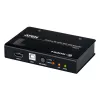 AV KVM pikendaja ATEN CE801 — USB True 4K HDMI üle Cat6 (4K @ 70 m / FHD @ 100 m), HDMI ja USB Type-A, must
