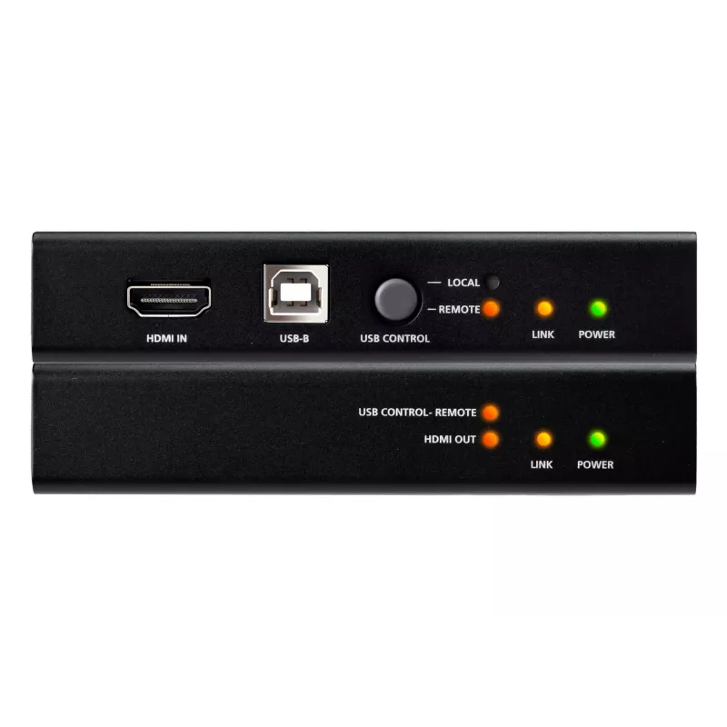 AV KVM pikendaja ATEN CE801 — USB True 4K HDMI üle Cat6 (4K @ 70 m / FHD @ 100 m), HDMI ja USB Type-A, must