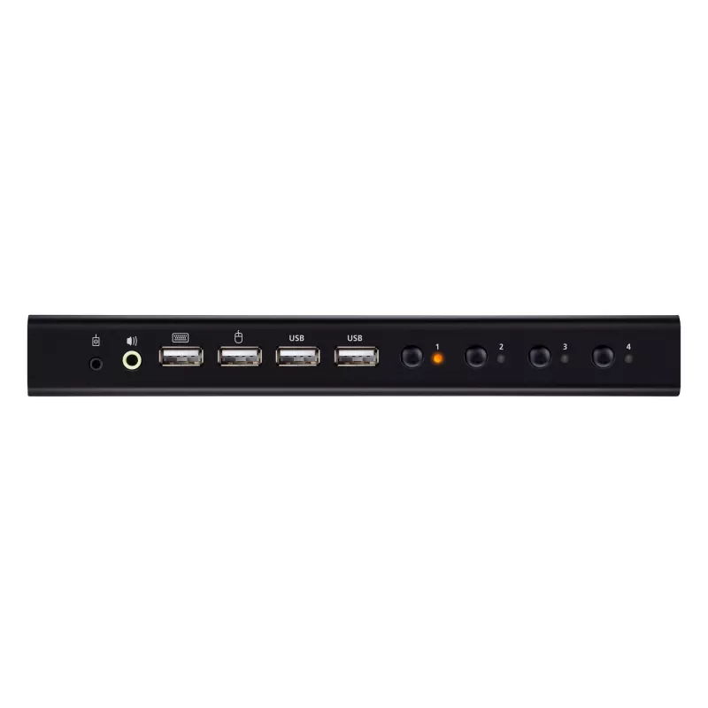 ATEN 4-Port USB 4K HDMI KVMP Switch USB klaviatuur hiir video