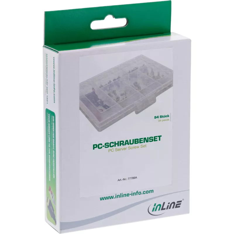 InLine PC-serveri kruvikomplekt, 94 tk