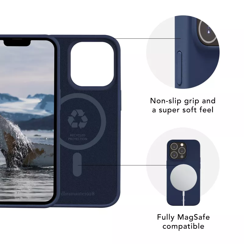 Korpus dbramante1928 Monaco iPhone 14 Plus Pacific Blue Monochromatic