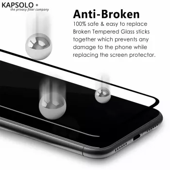 Karastatud klaas KAPSOLO iPhone 12 Pro Max