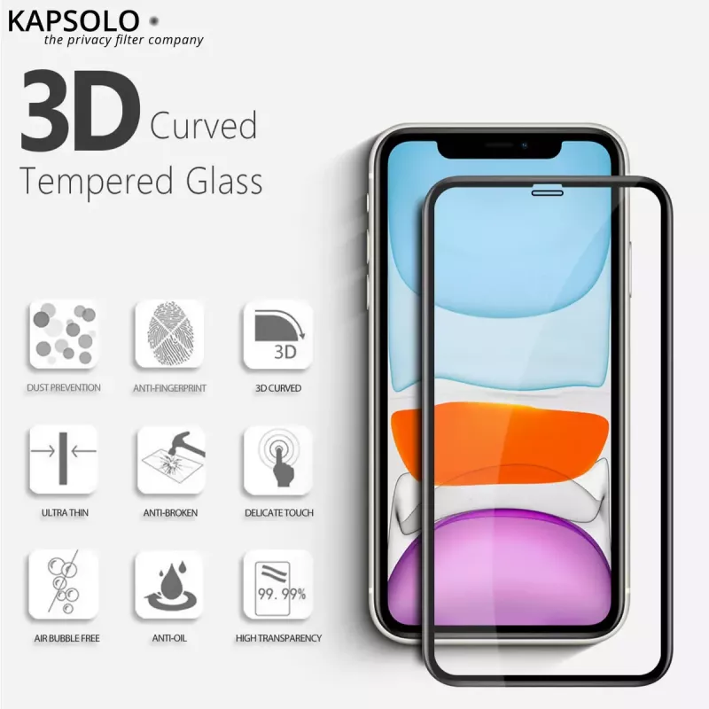 Karastatud klaas KAPSOLO iPhone 12 Pro Max