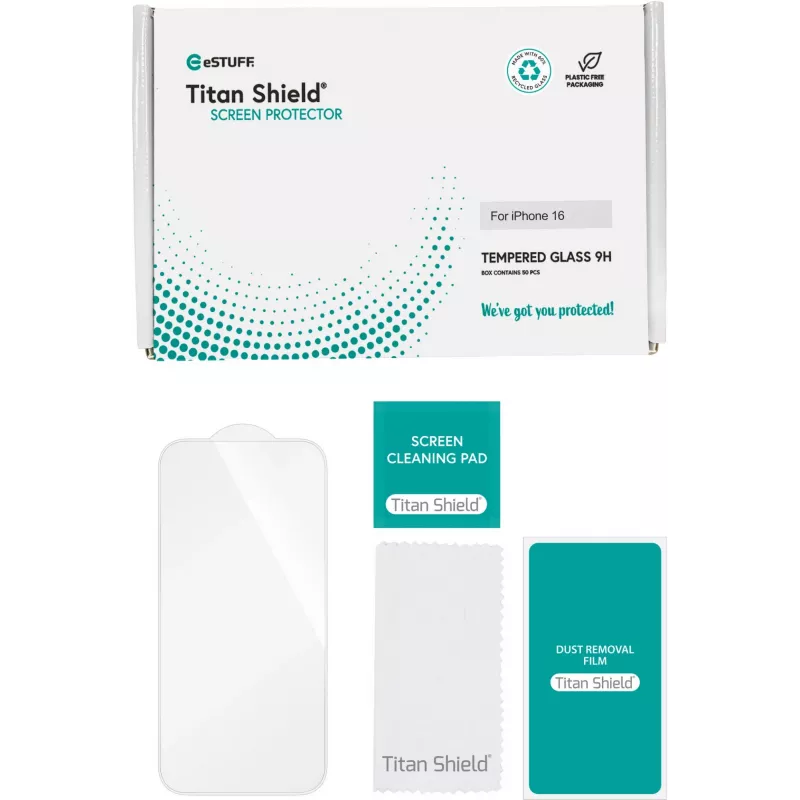 eSTUFF ES501434-50BULK mobiiltelefoni ekraani/tagapaneeli kaitse Läbipaistev ekraanikaitse Apple 50 tk