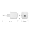 Seinalaadija dbramante1928 re-charge EU 18W USB-A valge