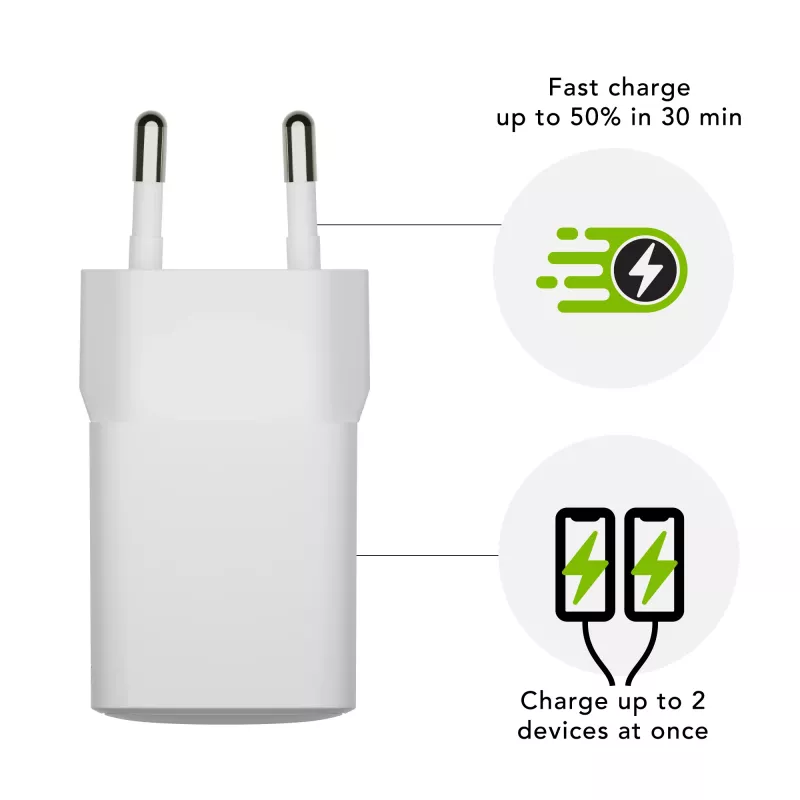 dbramante1928 re-charge Pro - EU seinadapter USBC30W+USBA18W-W