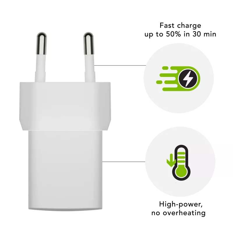 dbramante1928 re-charge Pro - ELi seinilaadija USB-C 25W - W, siseruumides, vahelduvvool, valge