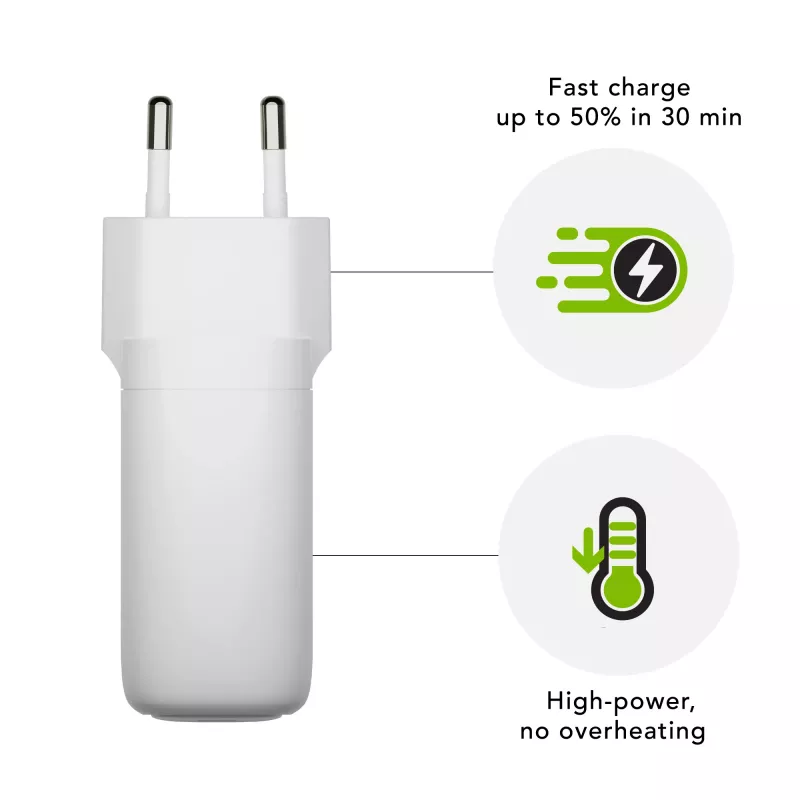 dbramante1928 re-charge Pro - EL-i seinilaadija USB-C 65W - W, siseruumides, vahelduvvool, valge