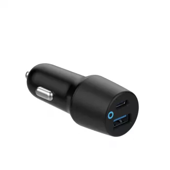eSTUFF ES631031 mobiilseadme laadija Mobiiltelefon Must Sigaretisüütaja Kiirlaadimine Auto