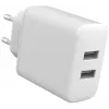Siselaadija eSTUFF ES637005-BULK nutitelefonile 2 USB 1 USB-C valge