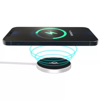 eSTUFF ES638100 mobiilseadme laadija Nutitelefon Alumiinium Vahelduvvool Juhtmevaba laadimine Kiirlaadimine Siseruumides